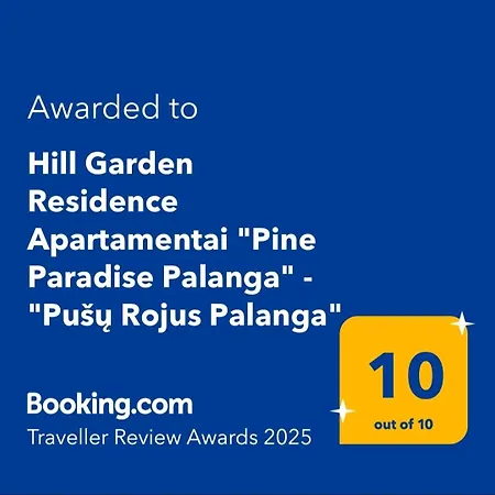Apartment Pine Paradise Palanga-hill Garden